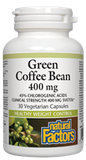 Natural Factors Green Coffee Bean 400mg - 30 Capsules