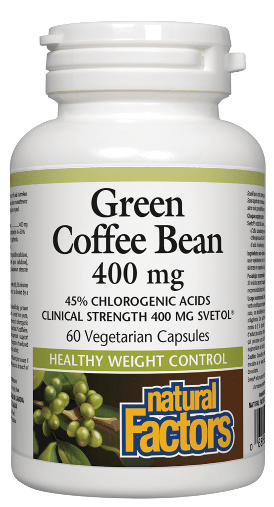 Natural Factors Green Coffee Bean 400mg - 60 Capsules