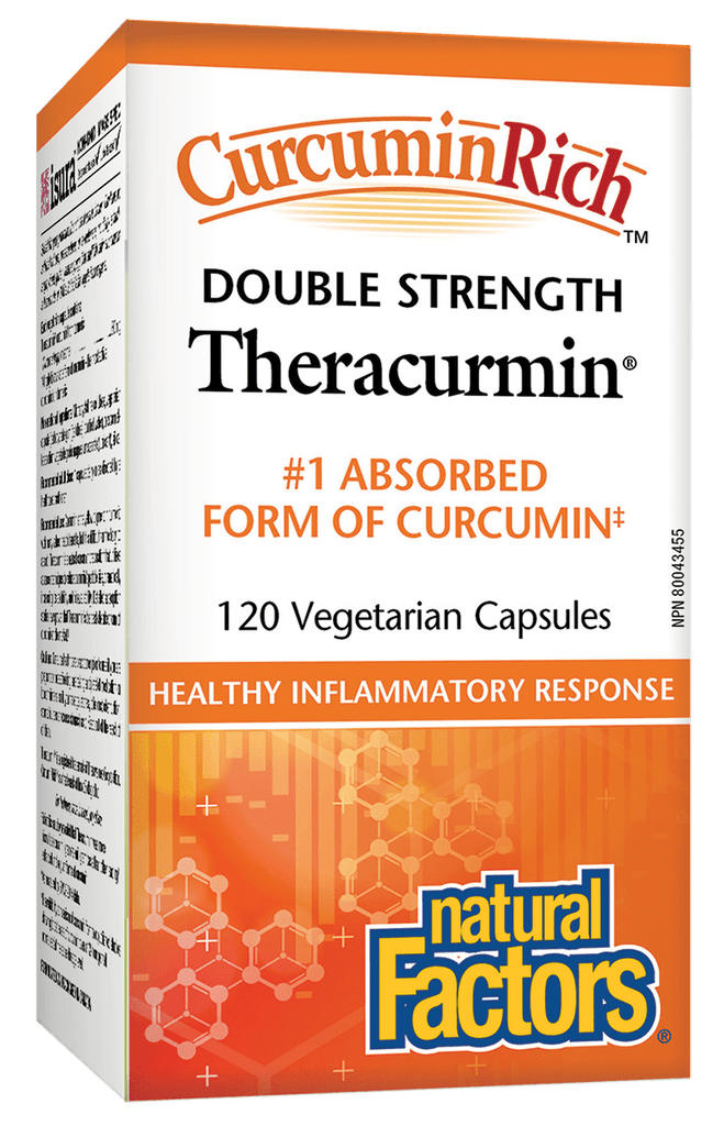 Natural Factors Theracurmin Double Strength - 120 Capsules