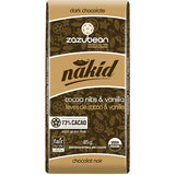 Zazubean Nakid Cocoa Nibs & Vanilla - Chocolate Bar