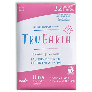 Tru Earth Eco-Strips Laundry Detergent Baby - 32 Loads