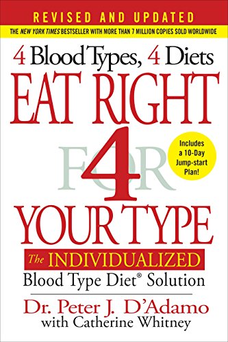 Eat Right 4 Your Type - Book