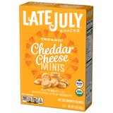 Late July Organic Cheddar Cheese Minis - 141g
