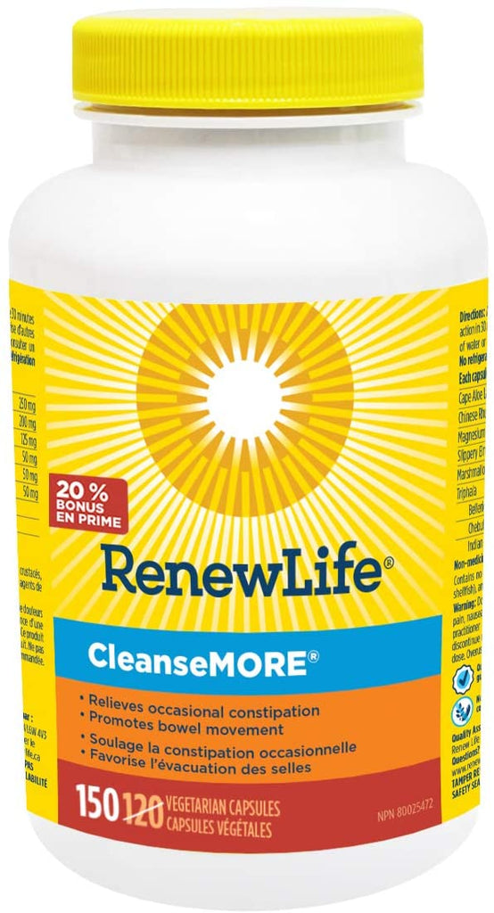 Renew Life CleanseMORE - 150 Capsules
