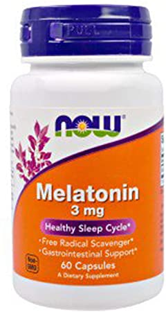 Now Melatonin 3 mg - 60 Capsules