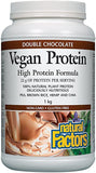 Natural Factors Vegan Double Chocolate Protein - 1 Kg