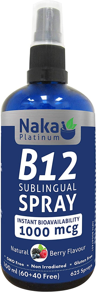 Naka Platinum Vitamin B12 Sublingual Spray - 100ml