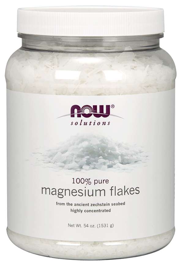 Now Magnesium Bath Flakes - 1531g