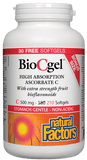 Natural Factors BioCgel 500mg - 210 Softgels