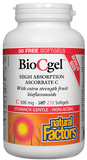 Natural Factors BioCgel 500mg - 210 Softgels