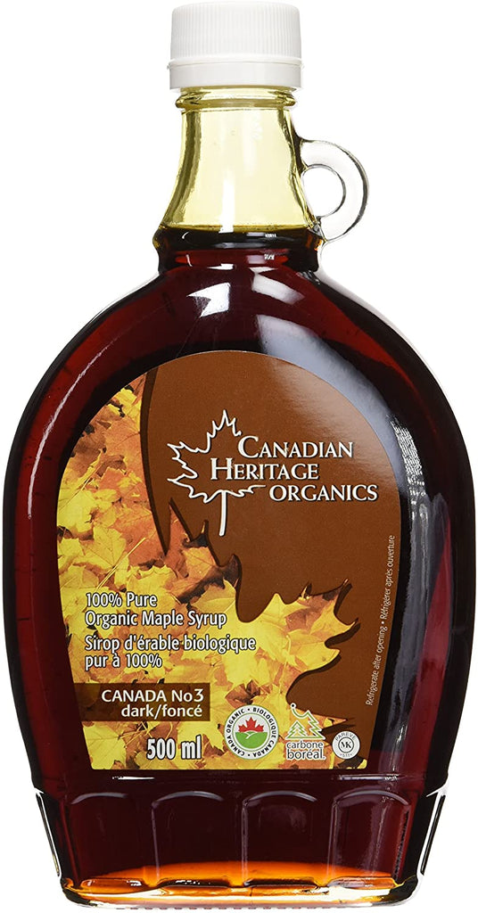 Canadian Heritage Organic Maple Syrup Dark No.3 - 500ml