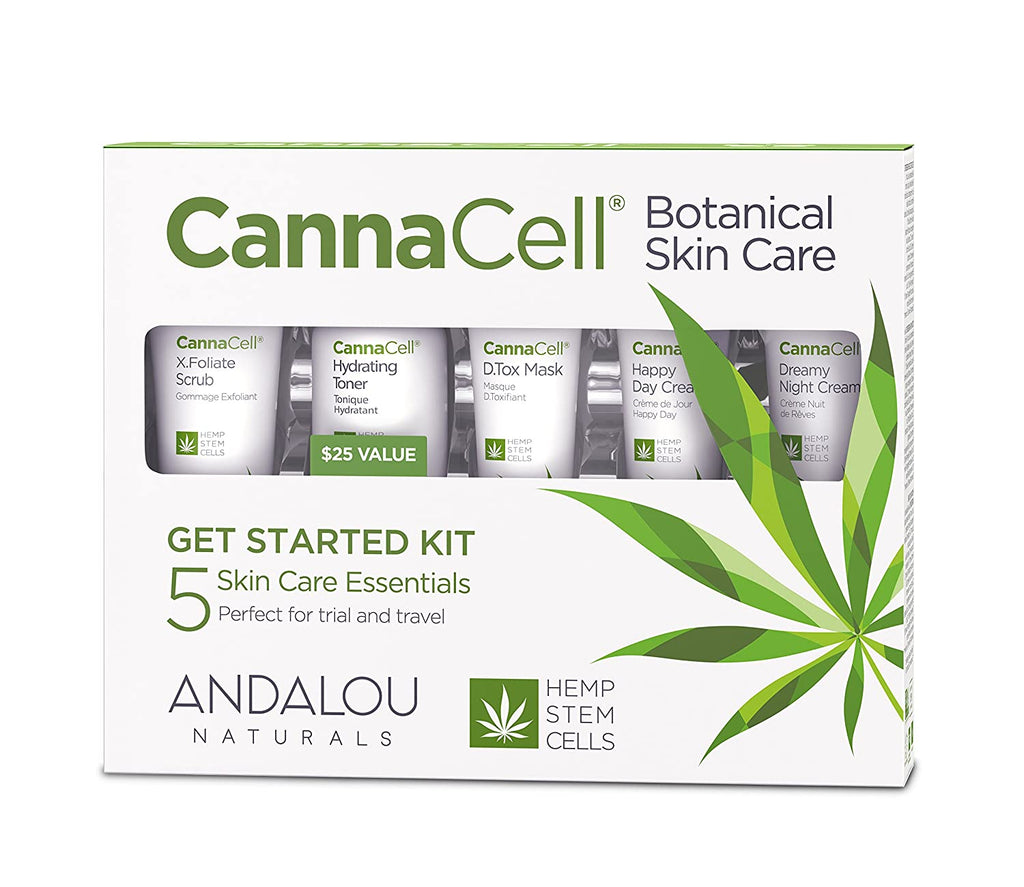 Andalou Naturals CannaCell Botanical Get Started Kit - 5pc