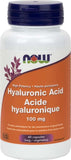 Now Hyaluronic Acid 100mg - 60 Capsules