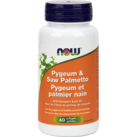 Now Pygeum & Saw Palmetto Extract - 60 Softgels