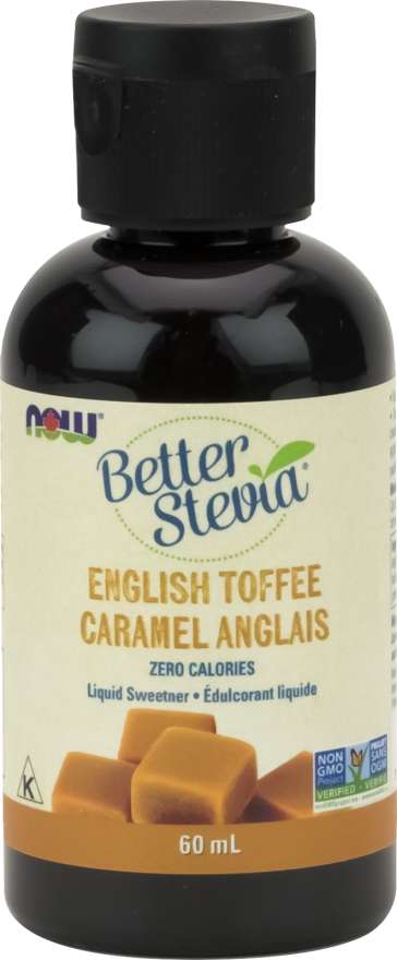 Now BetterStevia® English Toffee Liquid - 60ml