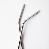 The Last Straw Silver Stainless Steel Bent Straw