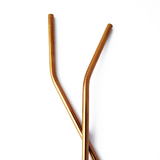 The Last Straw Rose Gold Stainless Steel Bent Straw