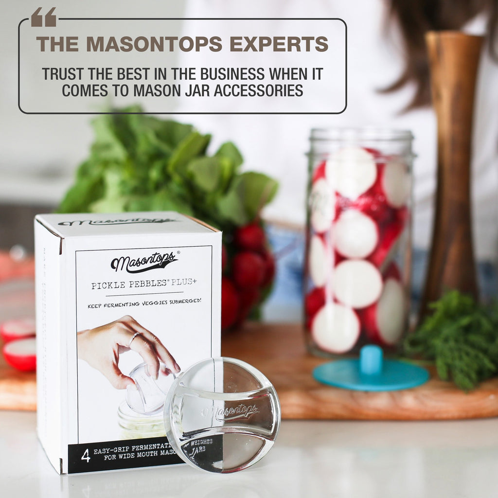 Masontops Pickle Pebble Fermentation Weights