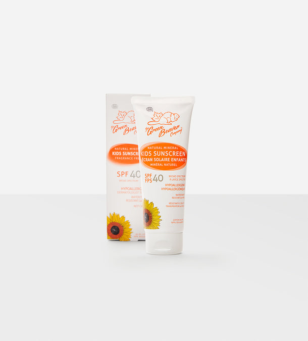 Green Beaver Kids Natural Mineral Sunscreen Lotion SPF 40 - 90ml