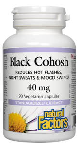Natural Factors Black Cohosh 40mg - 60 Capsules