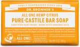Dr. Bronner's Pure Castile Bar Soap Citrus
