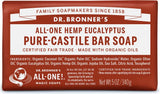 Dr. Bronner's Pure Castile Bar Soap Eucalyptus