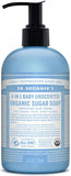 Dr. Bronner's Baby Unscented Sugar Soap - 355ml