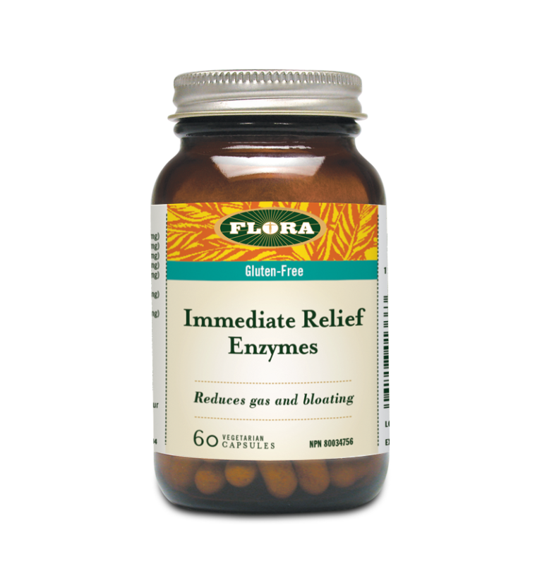 Flora Immediate Relief Enzymes - 60 Capsules