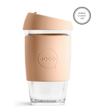 JOCO 16oz Reusable Glass Cup (Amberlight)