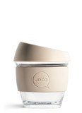 JOCO 8oz Reusable Glass Cup (Sandstone)