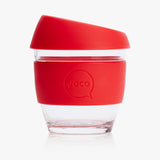 JOCO 8oz Reusable Glass Cup (Red)