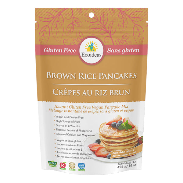 Ecoideas Vegan & Gluten Free Brown Rice Pancake Mix - 454g