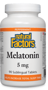 Natural Factors Melatonin 5mg - 90 Sublingual Tablets