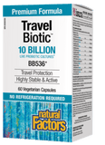 Natural Factors Travel Biotic® BB536®- 60 Capsules