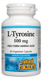 Natural Factors L-Tyrosine 500mg - 60 Capsules