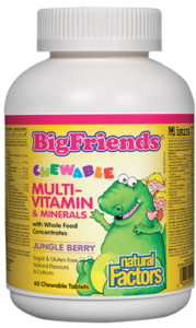 Big Friends Chewable Multivitamin Berry - 60 Chewable Tablets