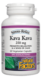 Natural Factors Kava Kava 250mg - 60 Capsules