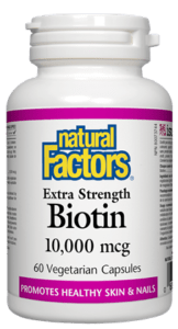 Natural Factors Biotin 10,000mcg - 60 Capsules