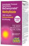 Natural Factors BioCoenzymated™ Methylfolate 1000mcg - 60 Tablets