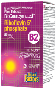 Natural Factors BioCoenzymated™ Riboflavin 5 Phosphate 50mg - 30 Capsules