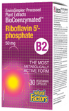 Natural Factors BioCoenzymated™ Riboflavin 5 Phosphate 50mg - 30 Capsules