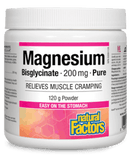 Natural Factors Magnesium Bisglycinate Pure 200mg - 120g