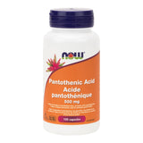 Now Pantothenic Acid 500mg - 100 Capsules