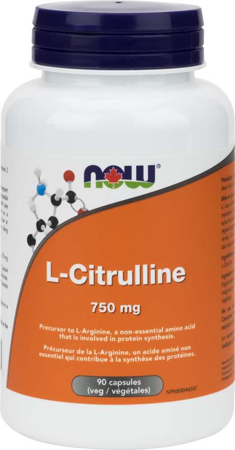 Now L-Citrulline 750mg - 90 Capsules