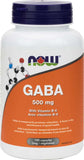 Now Gaba 500mg With Vitamin B-6 - 100 Capsules