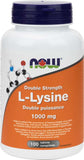 Now Double Strength L-Lysine 1000mg - 100 Tablets