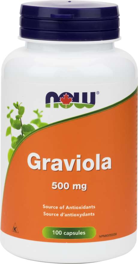 Now Graviola 500mg - 100 Capsules