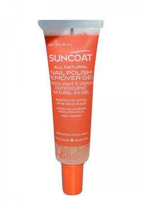 Suncoat All Natural Nail Polish Remover Gel - 30ml