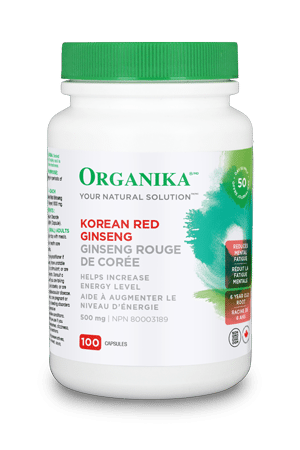 Organika Korean Red Ginseng 500mg - 100 Capsules