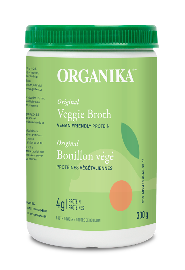 Organika Veggie Broth Vegan-Friendly Protein - 300g
